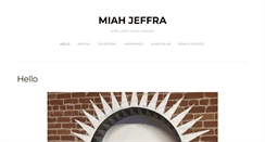 Desktop Screenshot of miahjeffra.com
